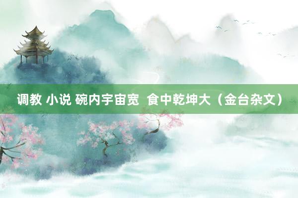 调教 小说 碗内宇宙宽  食中乾坤大（金台杂文）