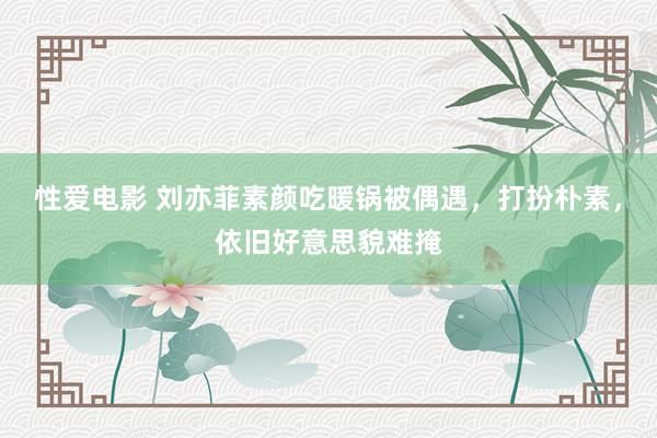 性爱电影 刘亦菲素颜吃暖锅被偶遇，打扮朴素，依旧好意思貌难掩